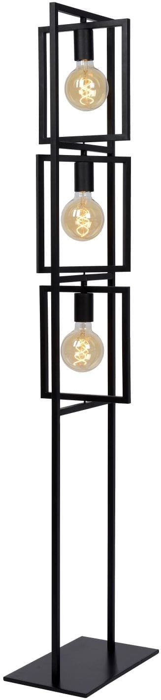 Luuk Vloerlamp 3xe27 - Zwart Lucide Vloerlamp 00726/03/30