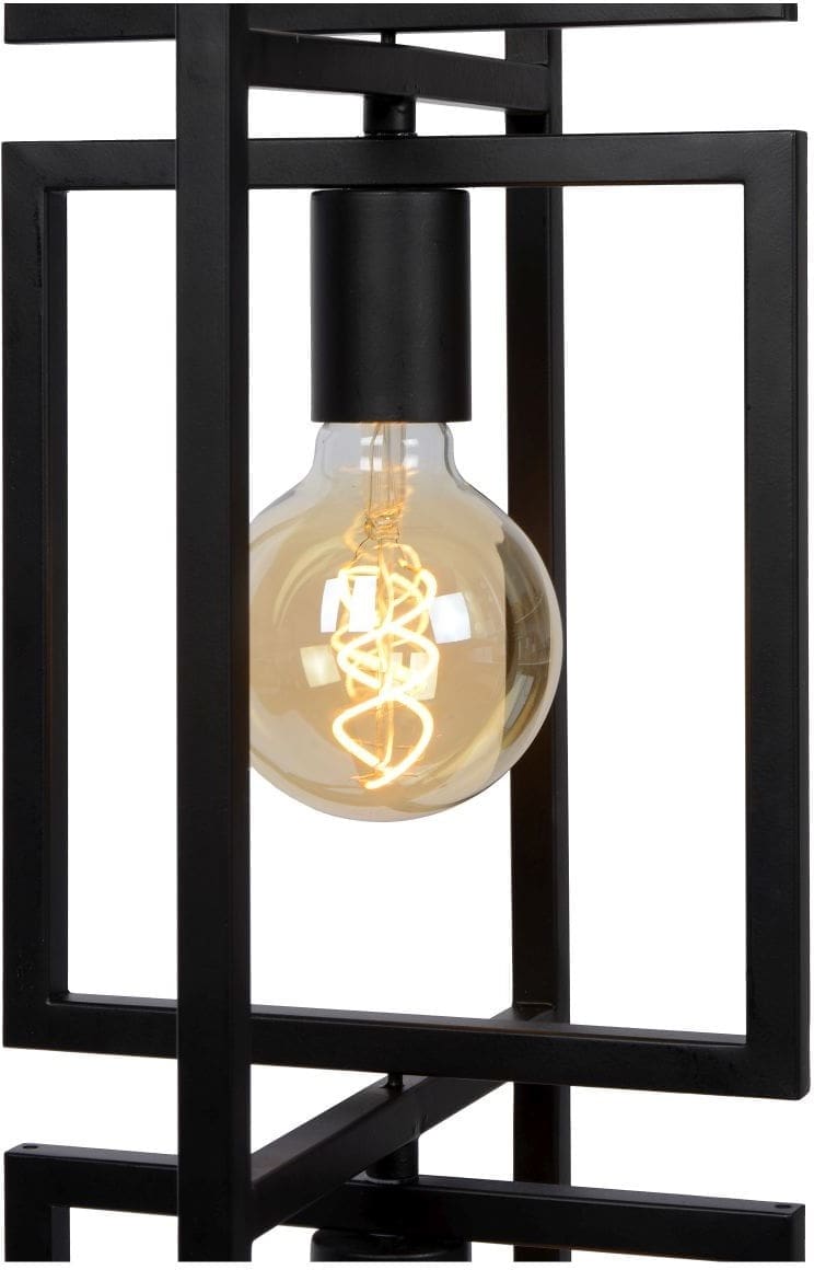 Luuk Vloerlamp 3xe27 - Zwart Lucide Vloerlamp 00726/03/30