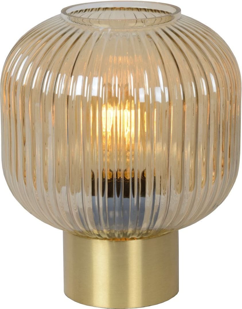 Maloto - Tafellamp - Ø20 cm - 1xe27 - Amber Lucide Tafellamp 45586/20/62