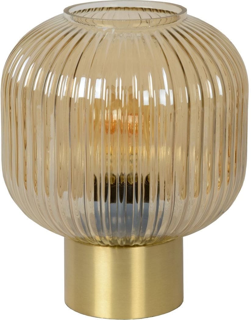 Maloto - Tafellamp - Ø20 cm - 1xe27 - Amber Lucide Tafellamp 45586/20/62