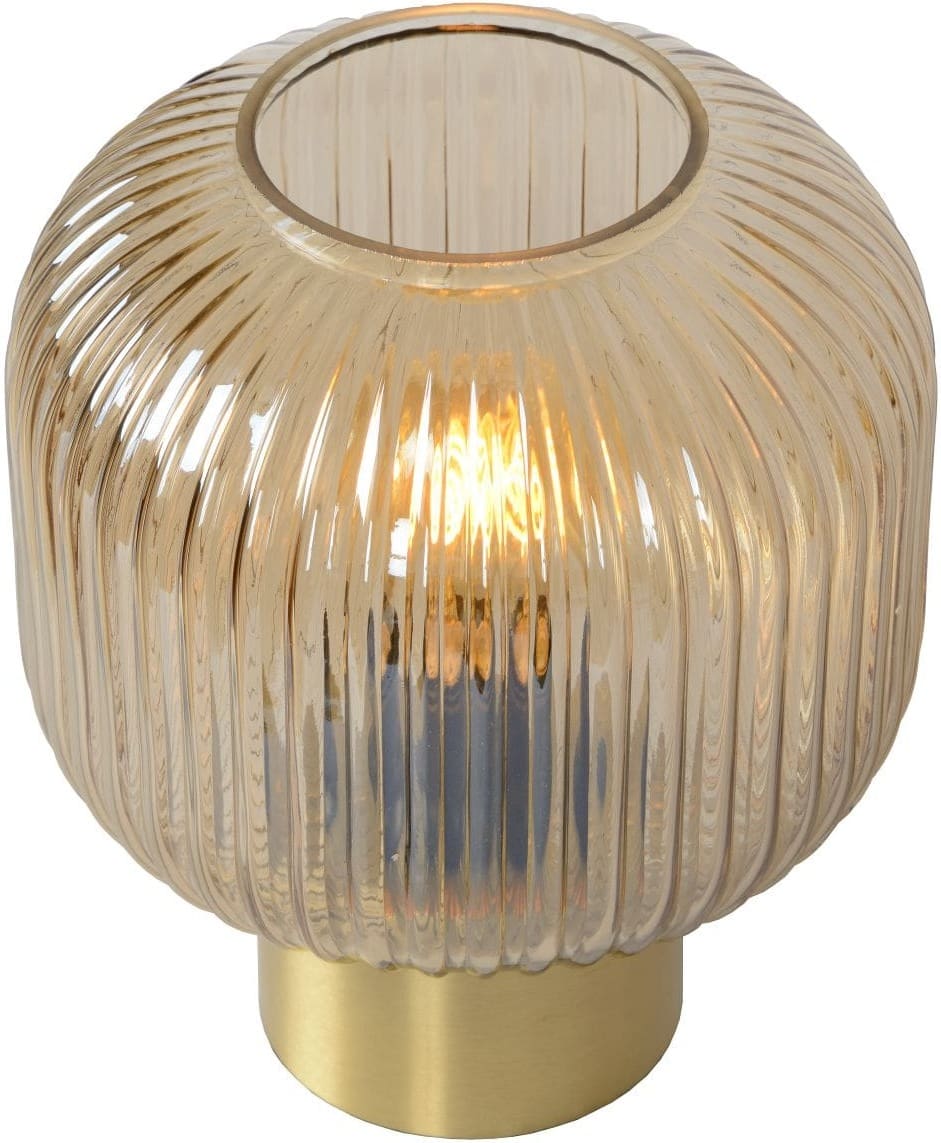 Maloto - Tafellamp - Ø20 cm - 1xe27 - Amber Lucide Tafellamp 45586/20/62