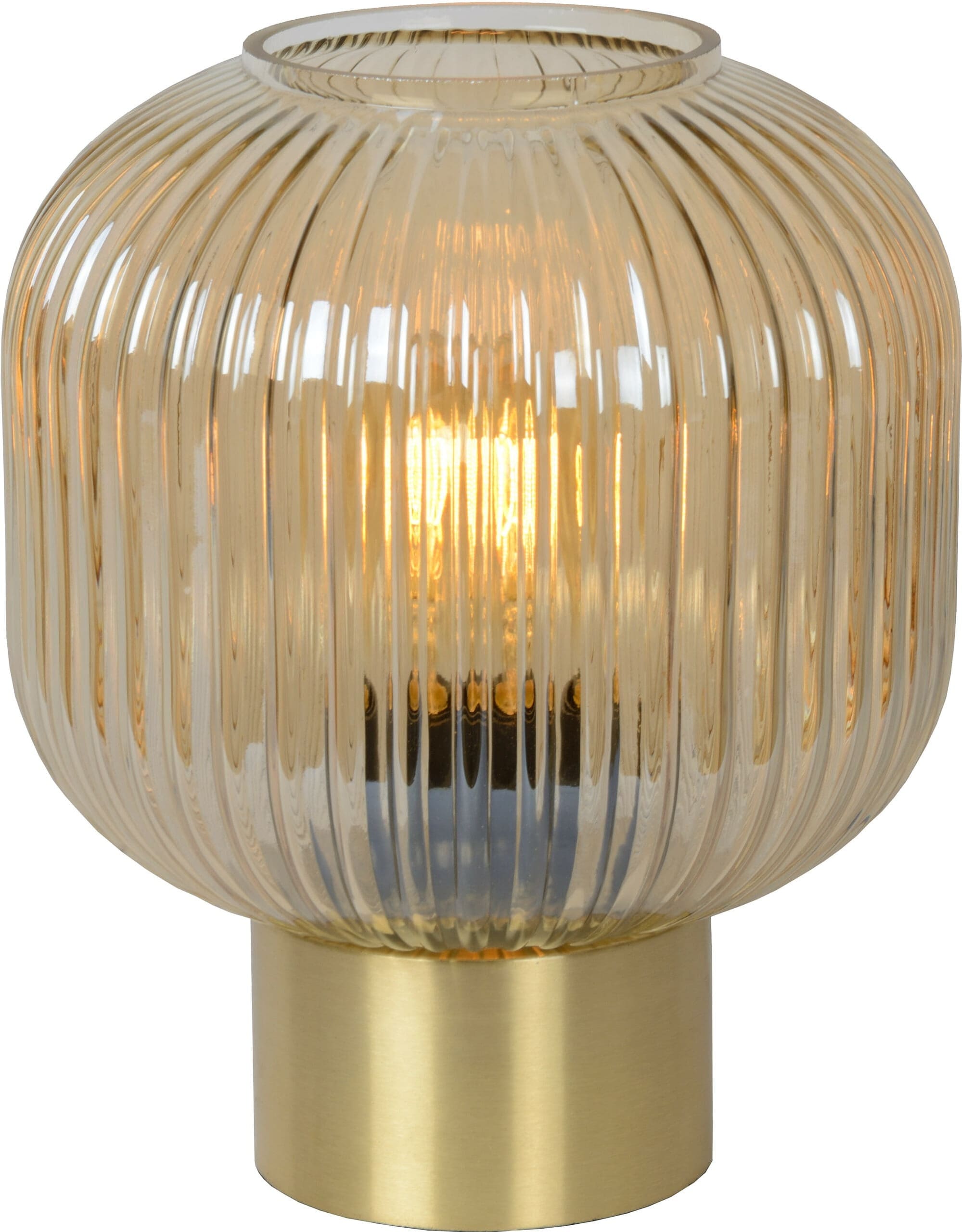 Maloto - Tafellamp - Ø20 cm - 1xe27 - Amber Lucide Tafellamp 45586/20/62