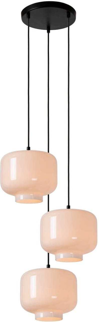 Medine - Hanglamp - Ø46 cm - 3xe27 - Opaal Lucide Hanglamp 46413/13/61
