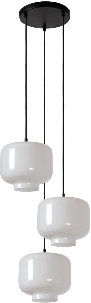 Medine - Hanglamp - Ø46 cm - 3xe27 - Opaal Lucide Hanglamp 46413/13/61