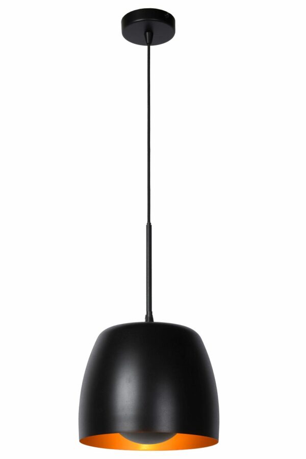 Nolan - Hanglamp - Ø24 cm - 1xe27 - Zwart Lucide Hanglamp 30488/01/30