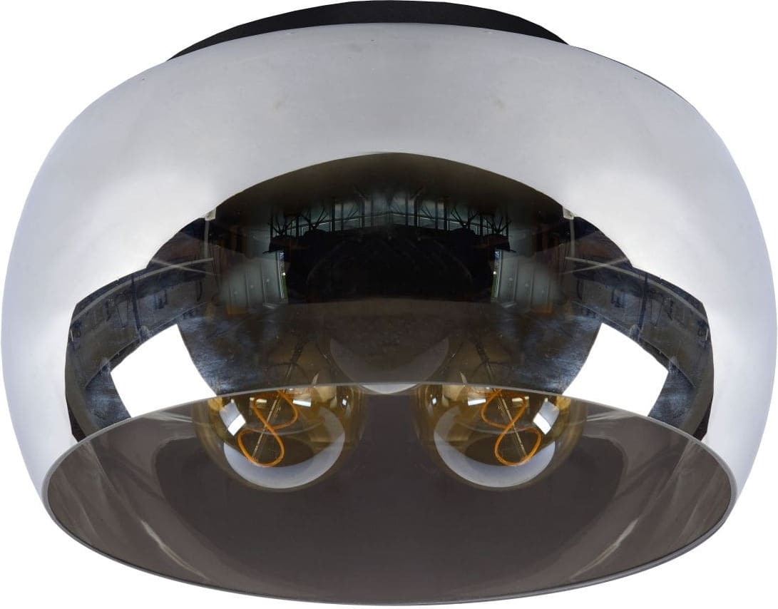 Olivia Plafonnière Ø40 cm 3xe27 - Fumé Lucide Plafondlamp 45101/40/65