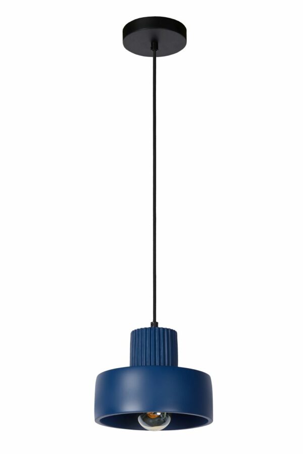 Ophelia - Hanglamp - Ø20 cm - 1xe27 - Blauw Lucide Hanglamp 20419/20/35