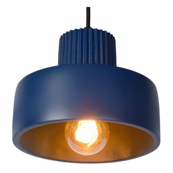 Ophelia - Hanglamp - Ø20 cm - 1xe27 - Blauw Lucide Hanglamp 20419/20/35