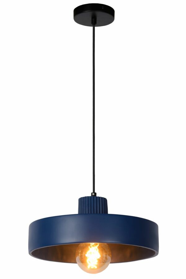 Ophelia - Hanglamp - Ø35 cm - 1xe27 - Blauw Lucide Hanglamp 20419/35/35