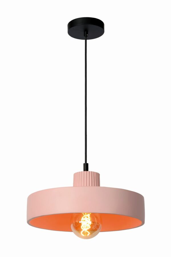 Ophelia - Hanglamp - Ø35 cm - 1xe27 - Roze Lucide Hanglamp 20419/35/66