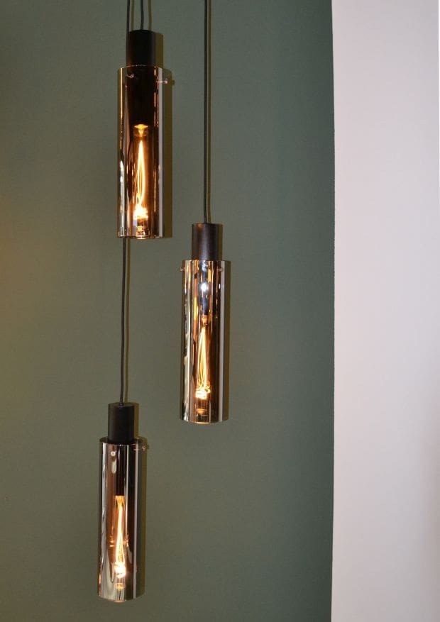 Orlando Hanglamp Ø32 cm 3xe27 - Fumé Lucide Hanglamp 74404/13/65