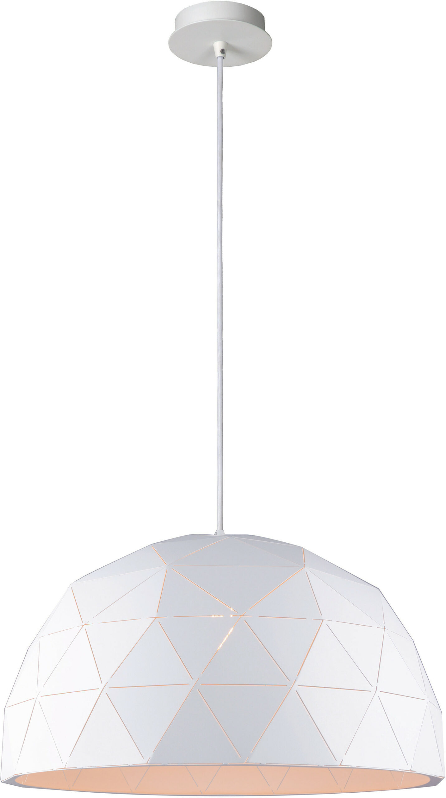 Otona - Hanglamp - Ø60 cm - 3xe27 - Wit Lucide Hanglamp 21409/60/31