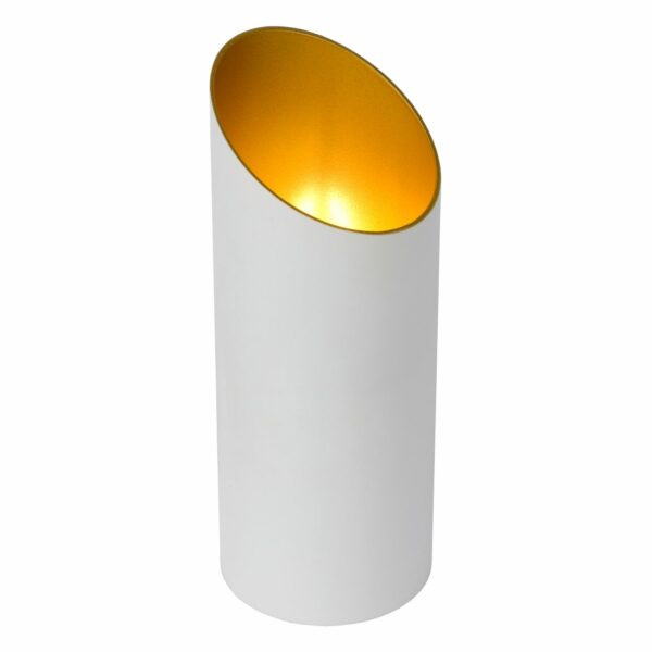 Quirijn - Tafellamp - Ø9,6 cm - 1xe27 - Wit Lucide Tafellamp 09533/01/31