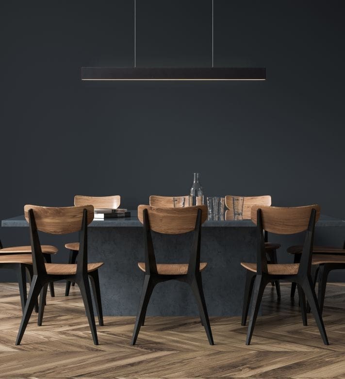 Raya Led Hanglamp Led Dimb. 1x36w 2700k - Zwart Lucide Hanglamp 45455/36/30