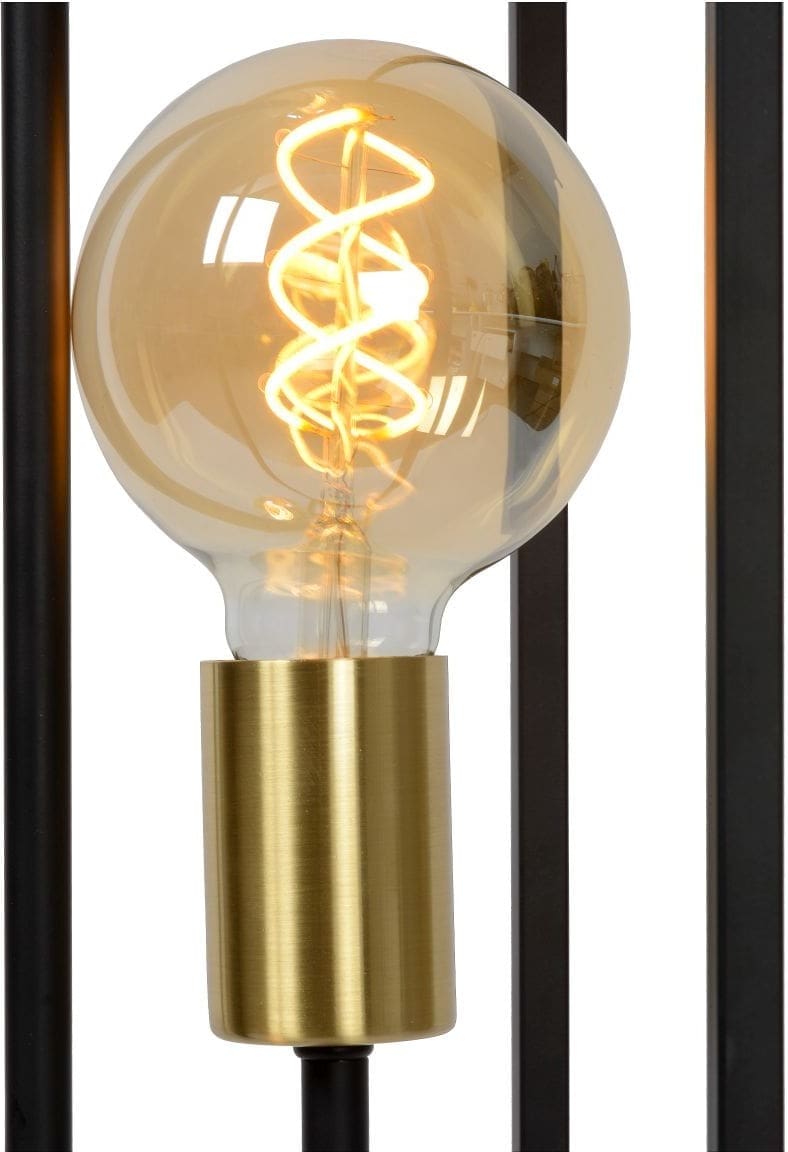 Ruben - Vloerlamp - 3xe27 - Zwart Lucide Vloerlamp 00724/03/30