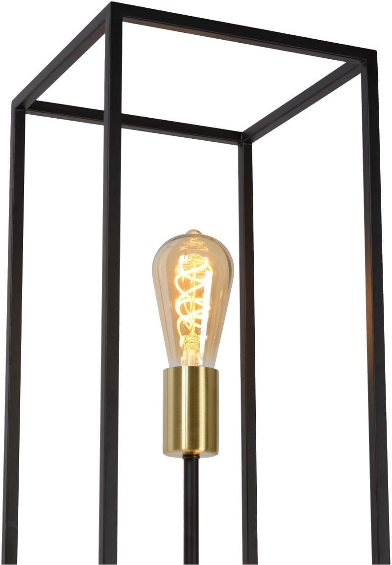 Ruben - Vloerlamp - 3xe27 - Zwart Lucide Vloerlamp 00724/03/30