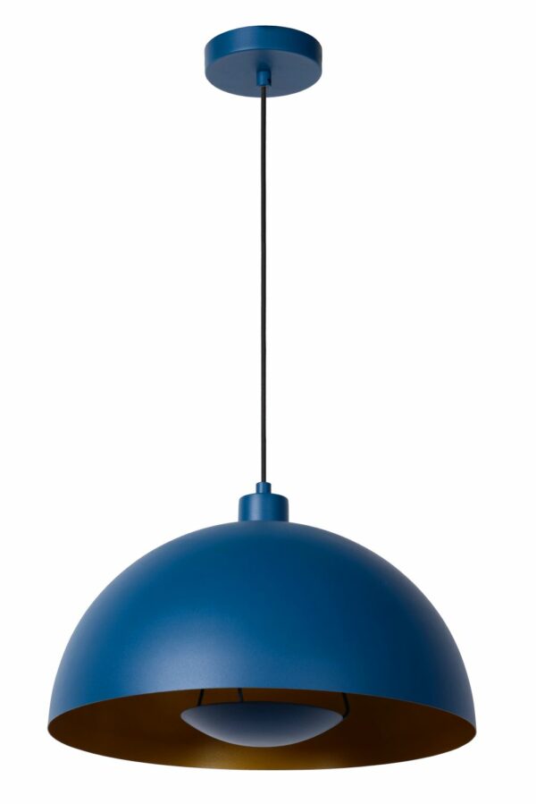 Siemon - Hanglamp - Ø40 cm - 1xe27 - Blauw Lucide Hanglamp 45496/01/35