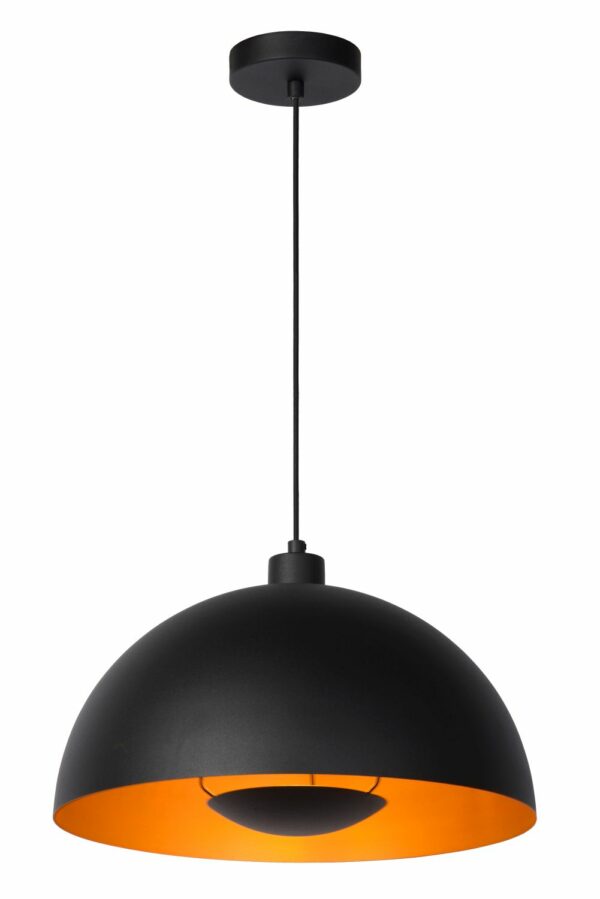 Siemon - Hanglamp - Ø40 cm - 1xe27 - Zwart Lucide Hanglamp 45496/01/30