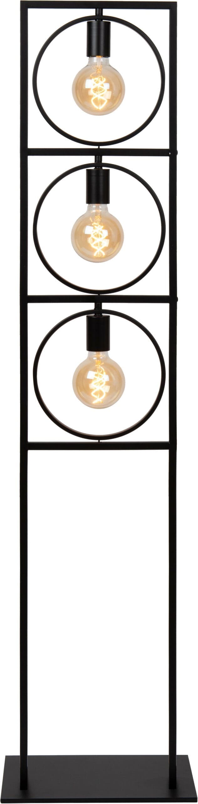Suus Vloerlamp 3xe27 - Zwart Lucide Vloerlamp 00727/03/30