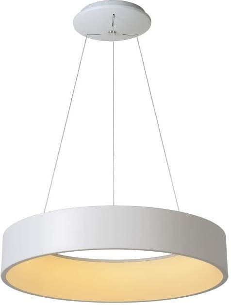 Talowe Led - Hanglamp - Ø60 cm - Led Dimb. - 1x39W 3000K - Wit Lucide Hanglamp 46400/42/31
