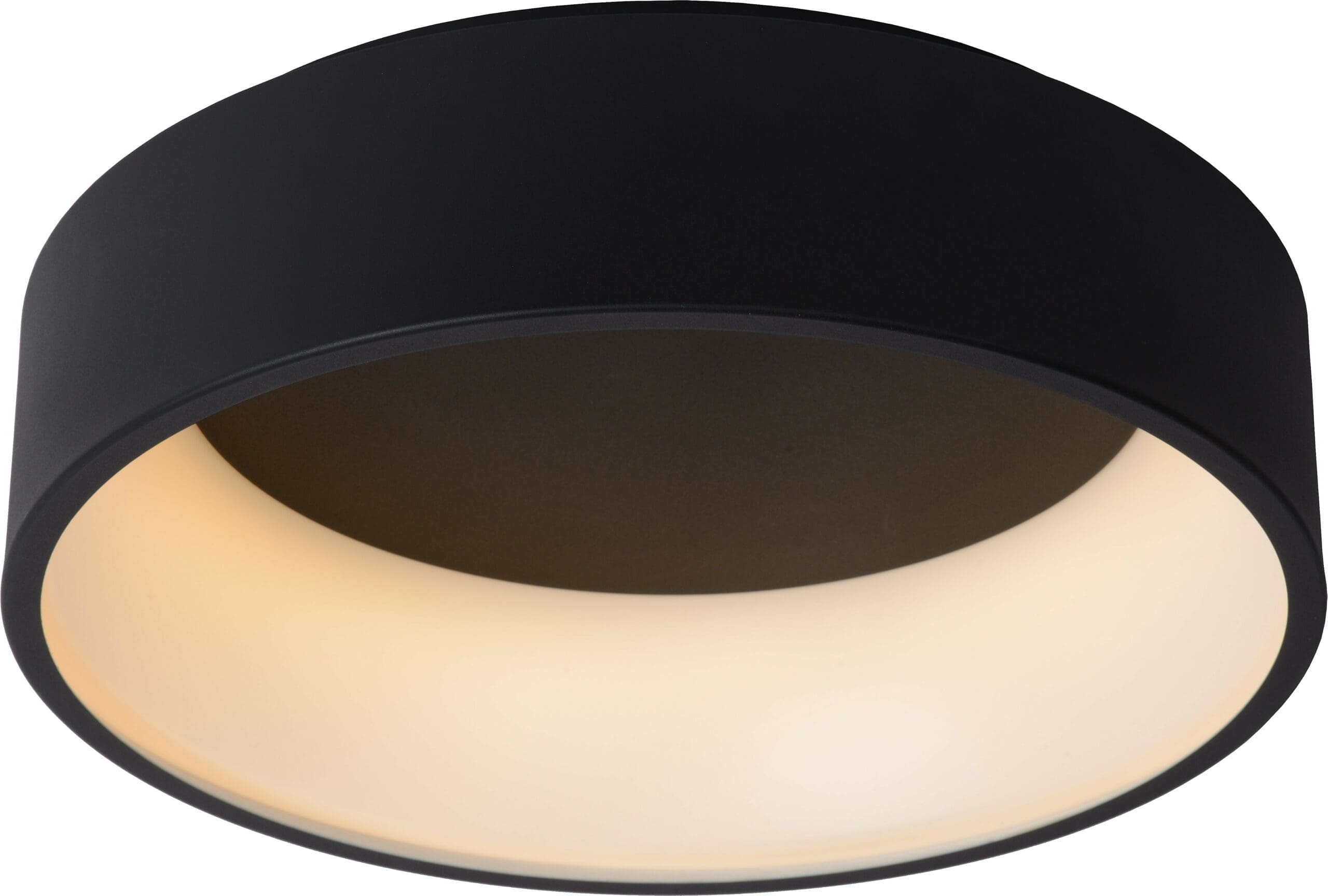 Talowe Led Plafonnière Ø45,5 cm Led Dimb. 1x30w 3000k - Zwart Lucide Plafondlamp 46100/32/30