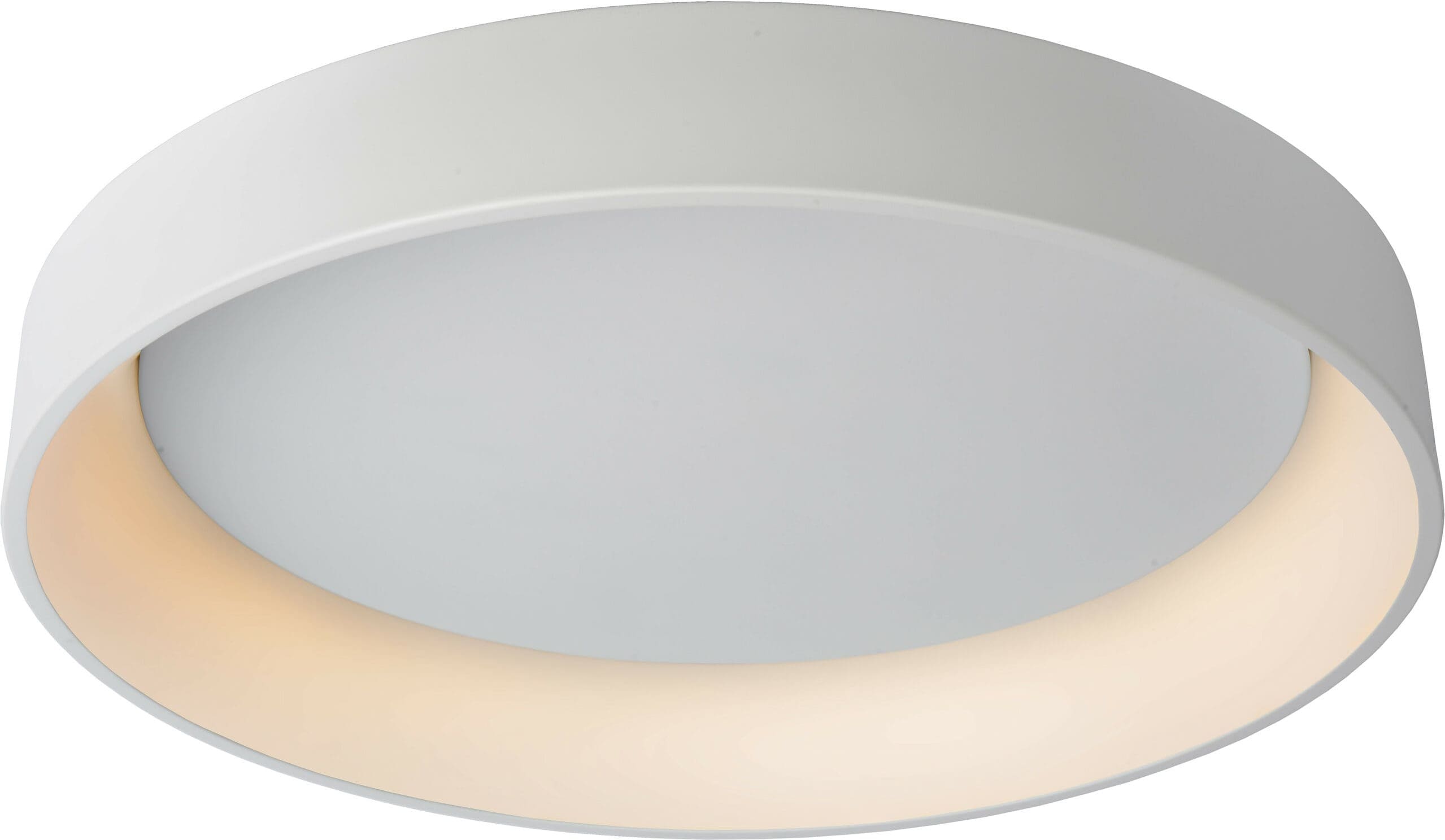 Talowe Led Plafonnière Ø80 cm Led Dimb. 1x80w 3000k - Wit Lucide Plafondlamp 46100/80/31
