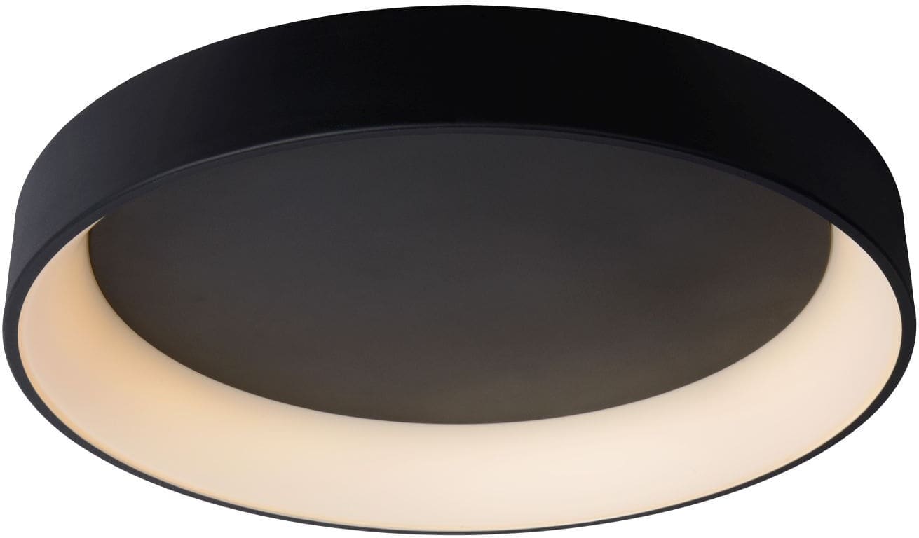 Talowe Led Plafonnière Ø80 cm Led Dimb. 1x80w 3000k - Zwart Lucide Plafondlamp 46100/80/30