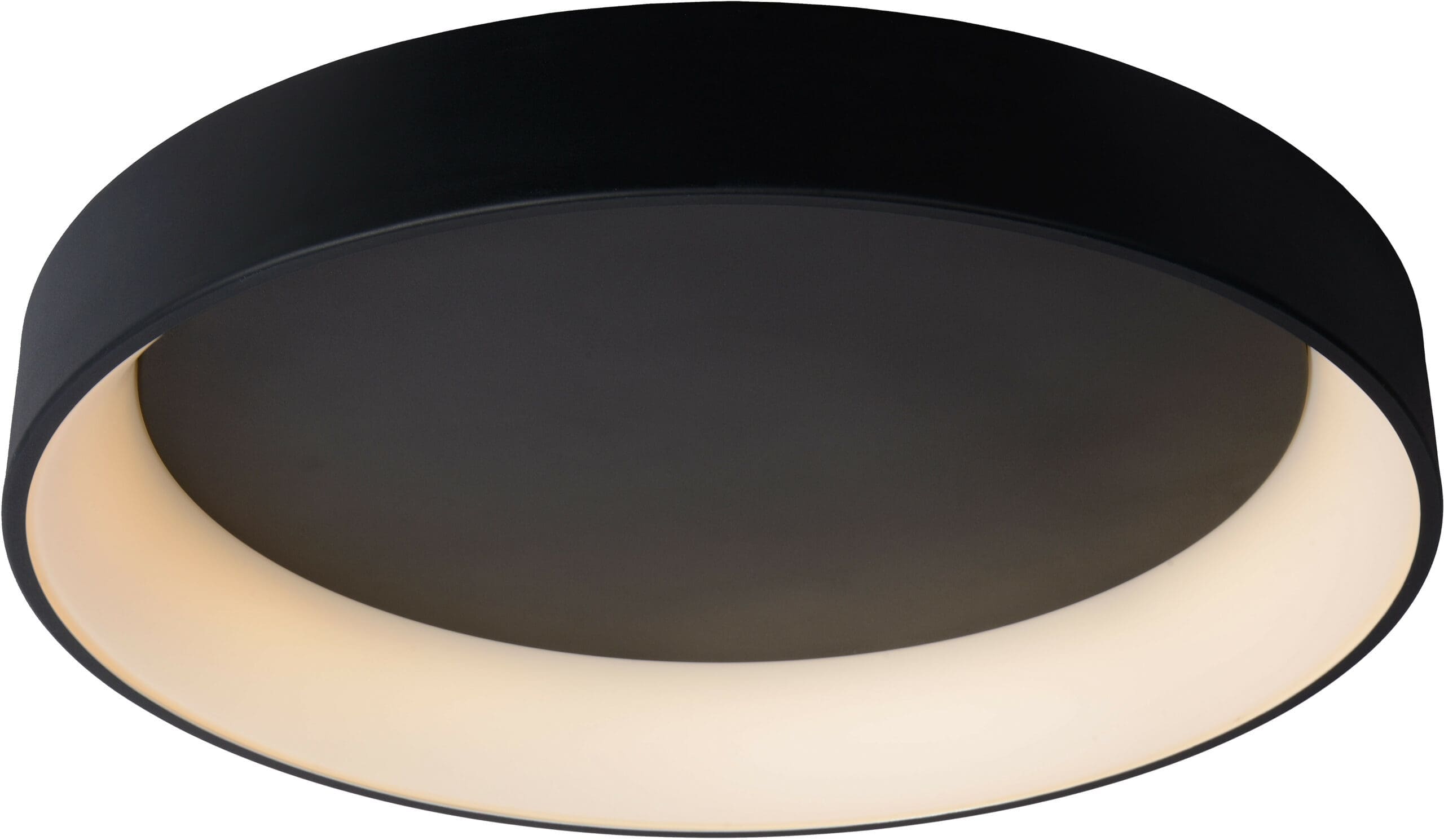 Talowe Led Plafonnière Ø80 cm Led Dimb. 1x80w 3000k - Zwart Lucide Plafondlamp 46100/80/30