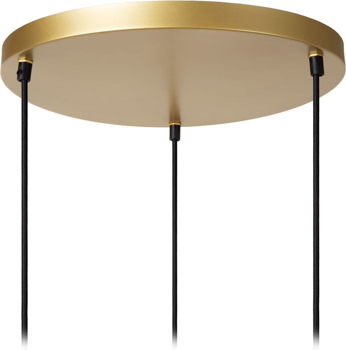 Tasman - Hanglamp - 3xe27 - Licht Hout Lucide Hanglamp 10420/03/72
