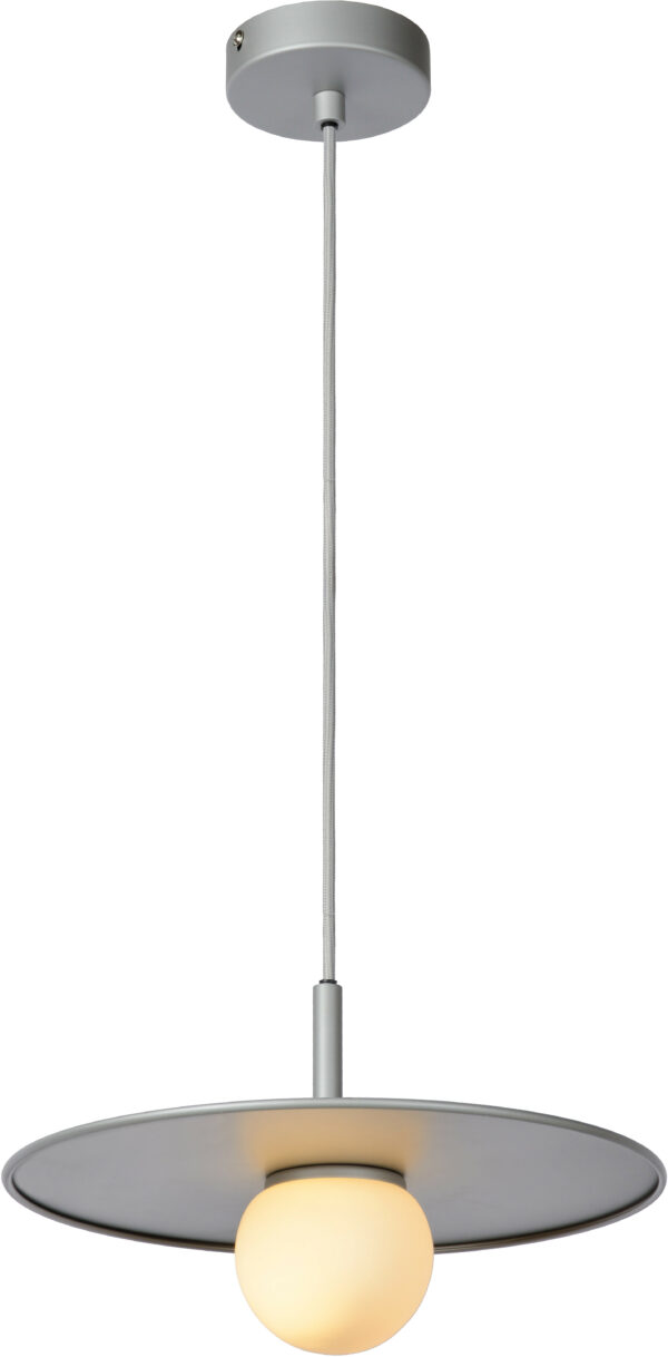 Topher - Hanglamp - Ø30 cm - 1xg9 - Mat Chroom Lucide Hanglamp 30491/30/12