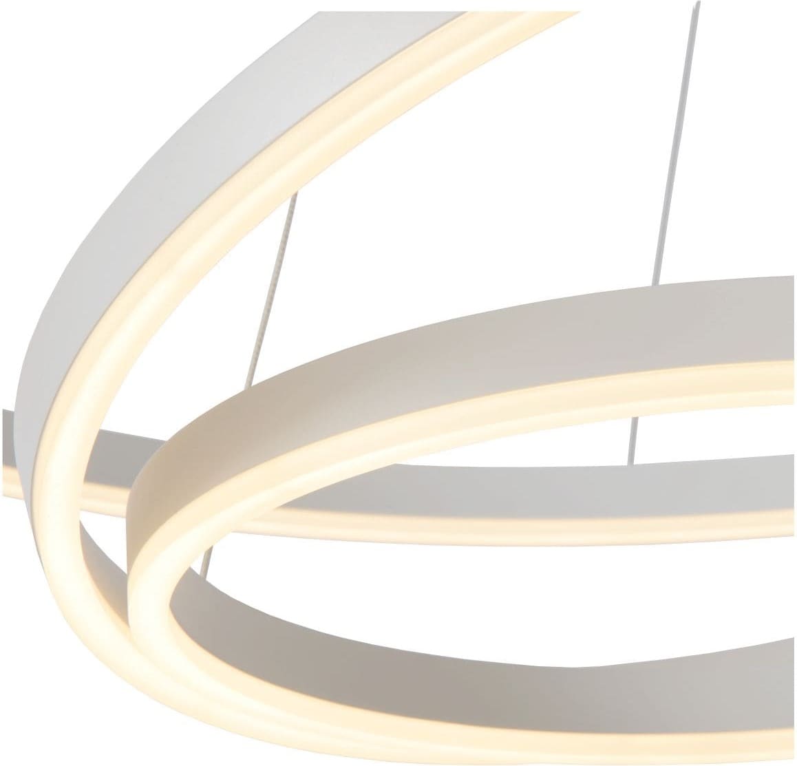 Triniti - Hanglamp - Ø80 cm - Led Dimb. - 3000K - Wit Lucide Hanglamp 46402/99/31