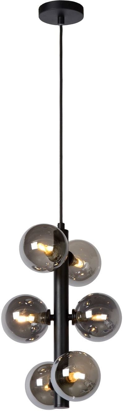 Tycho - Hanglamp - Ø25,5 cm - 6xg9 - Zwart Lucide Hanglamp 45474/06/30