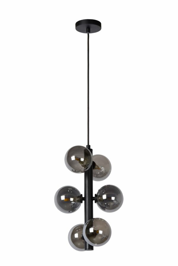 Tycho - Hanglamp - Ø25,5 cm - 6xg9 - Zwart Lucide Hanglamp 45474/06/30