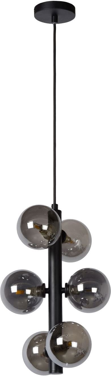 Tycho - Hanglamp - Ø25,5 cm - 6xg9 - Zwart Lucide Hanglamp 45474/06/30