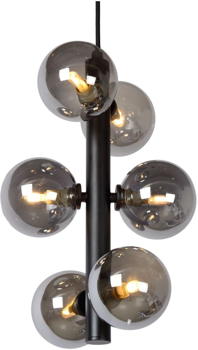 Tycho - Hanglamp - Ø25,5 cm - 6xg9 - Zwart Lucide Hanglamp 45474/06/30