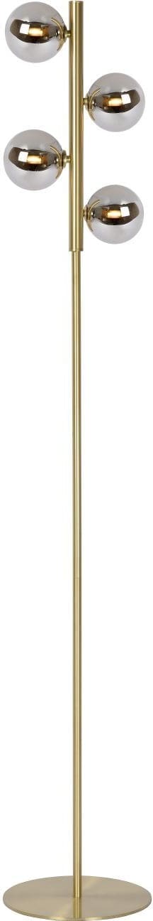 Tycho - Vloerlamp - 4xg9 - Mat Goud / Messing Lucide Vloerlamp 45774/04/02