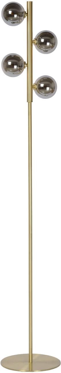 Tycho - Vloerlamp - 4xg9 - Mat Goud / Messing Lucide Vloerlamp 45774/04/02