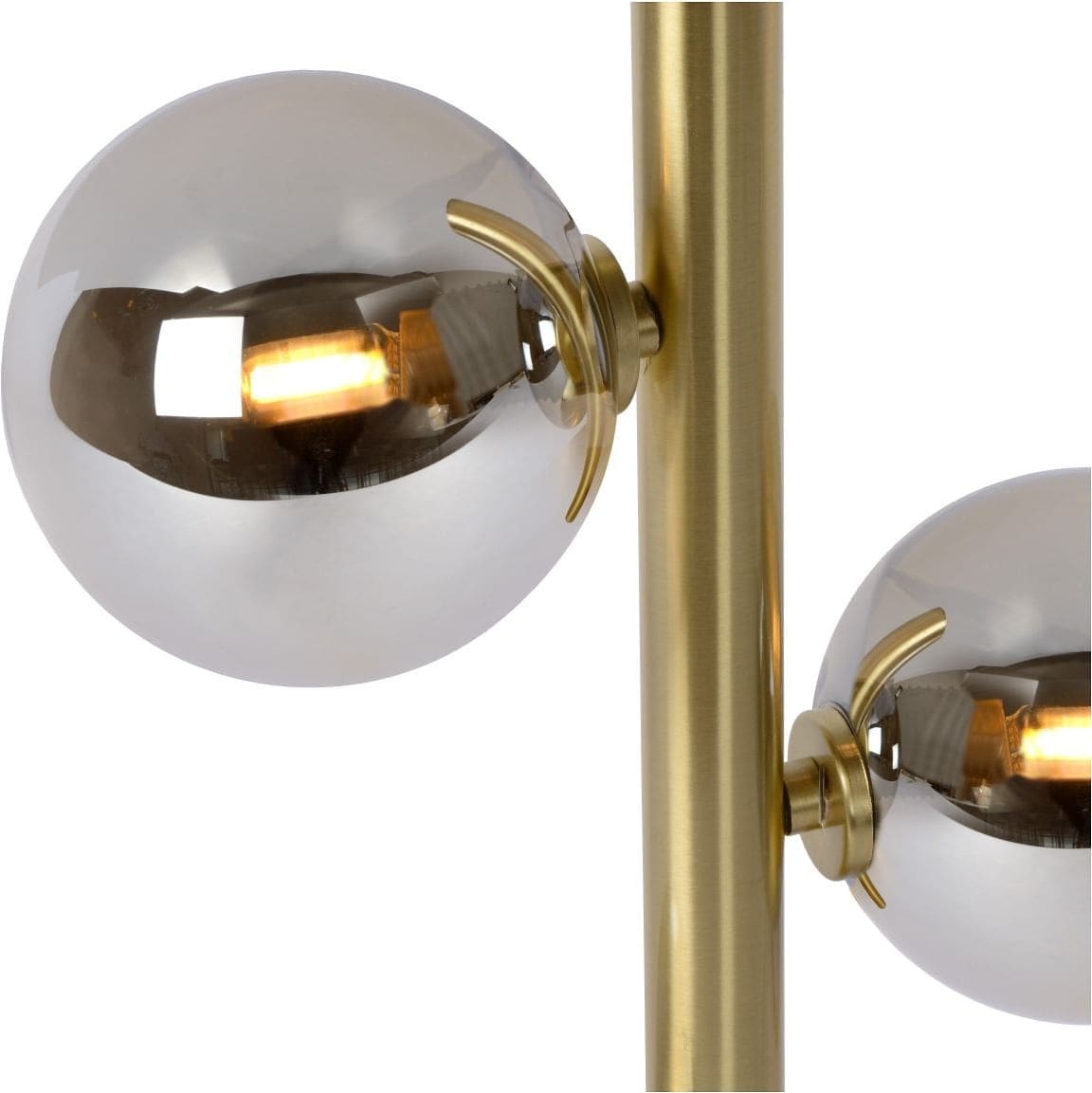 Tycho - Vloerlamp - 4xg9 - Mat Goud / Messing Lucide Vloerlamp 45774/04/02
