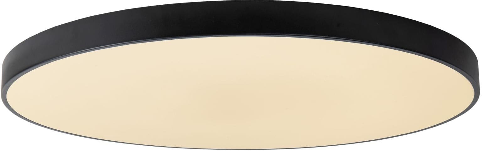 Unar Plafonnière Ø80 cm Led Dimb. 1x80w 2700k 3 Stepdim - Zwart Lucide Plafondlamp 79185/80/30