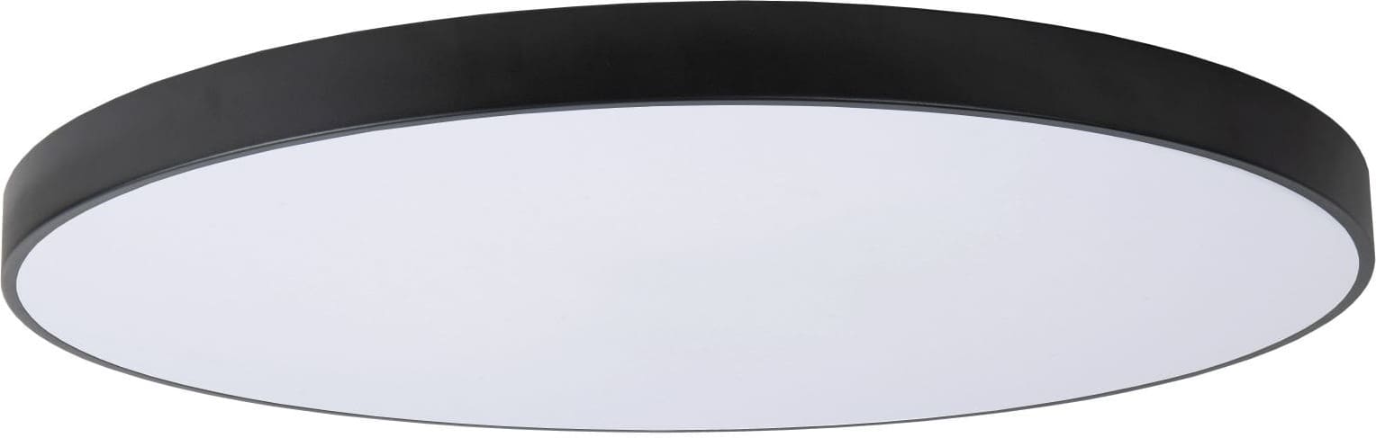 Unar Plafonnière Ø80 cm Led Dimb. 1x80w 2700k 3 Stepdim - Zwart Lucide Plafondlamp 79185/80/30