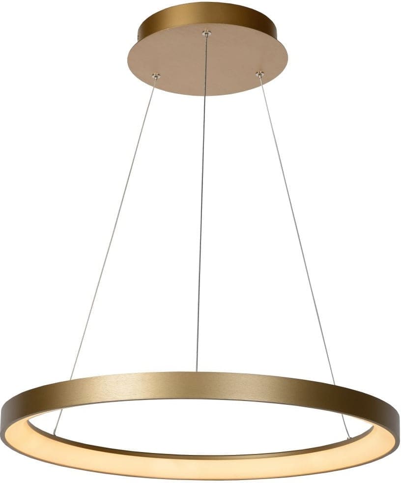 Vidal - Hanglamp - Ø58 cm - Led Dimb. - 1x48W 2700K - Mat Goud / Messing Lucide Hanglamp 46403/48/02