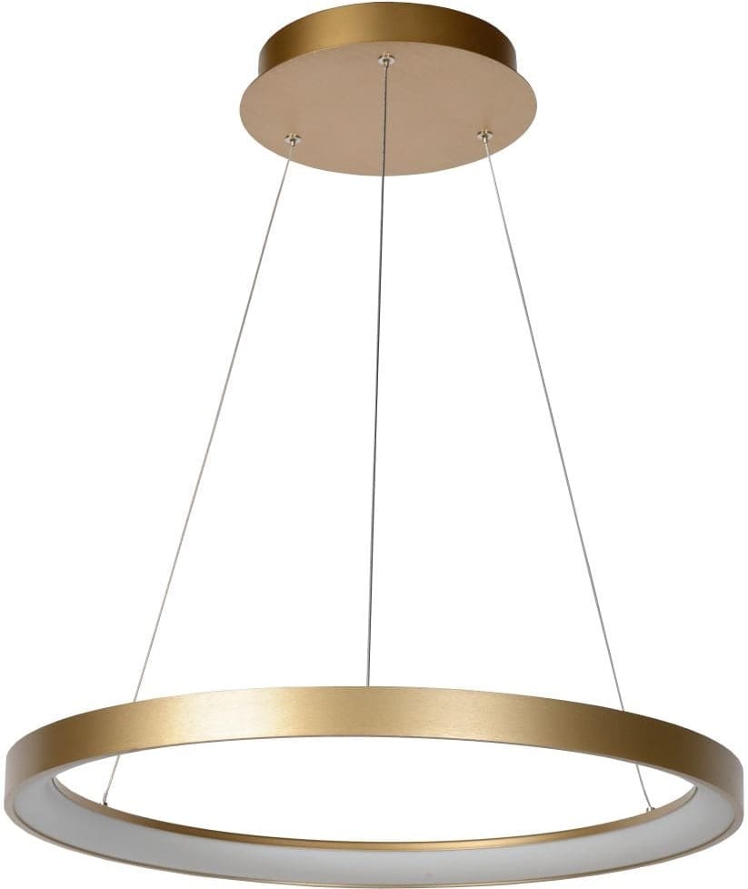 Vidal - Hanglamp - Ø58 cm - Led Dimb. - 1x48W 2700K - Mat Goud / Messing Lucide Hanglamp 46403/48/02