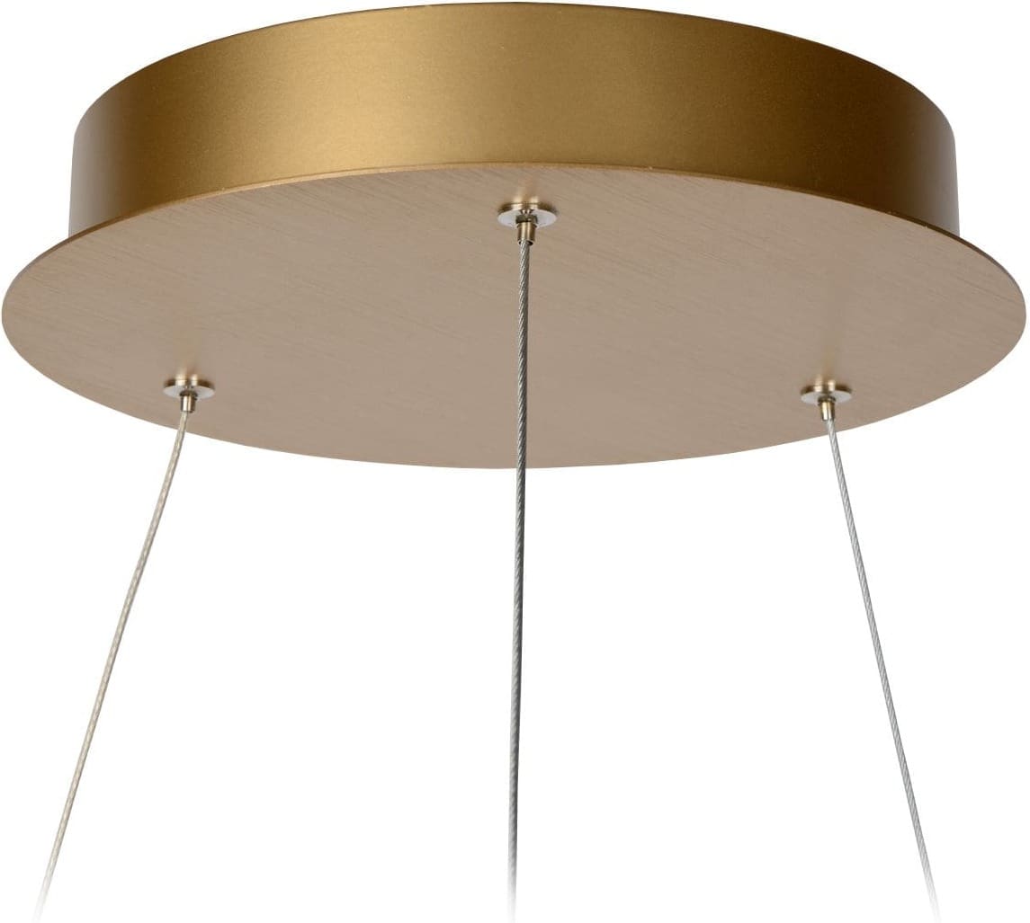 Vidal - Hanglamp - Ø58 cm - Led Dimb. - 1x48W 2700K - Mat Goud / Messing Lucide Hanglamp 46403/48/02