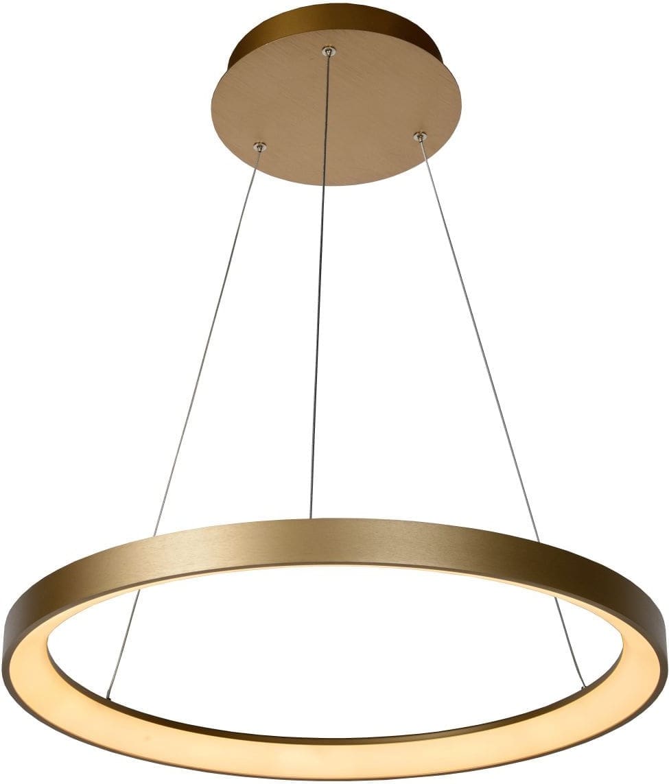 Vidal - Hanglamp - Ø58 cm - Led Dimb. - 1x48W 2700K - Mat Goud / Messing Lucide Hanglamp 46403/48/02