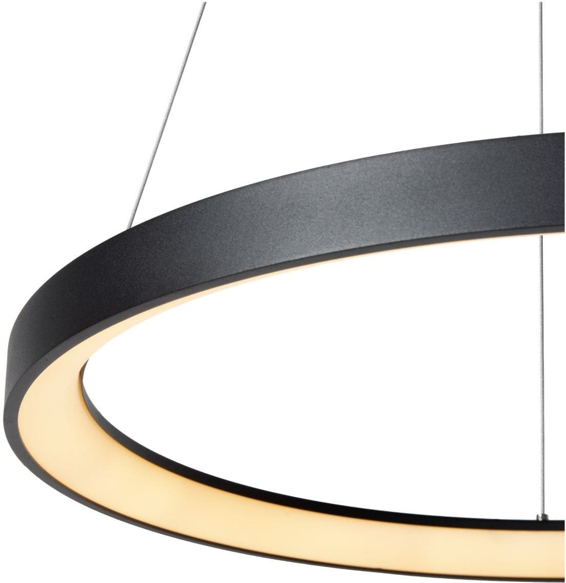 Vidal - Hanglamp - Ø58 cm - Led Dimb. - 1x48W 2700K - Zwart Lucide Hanglamp 46403/48/30