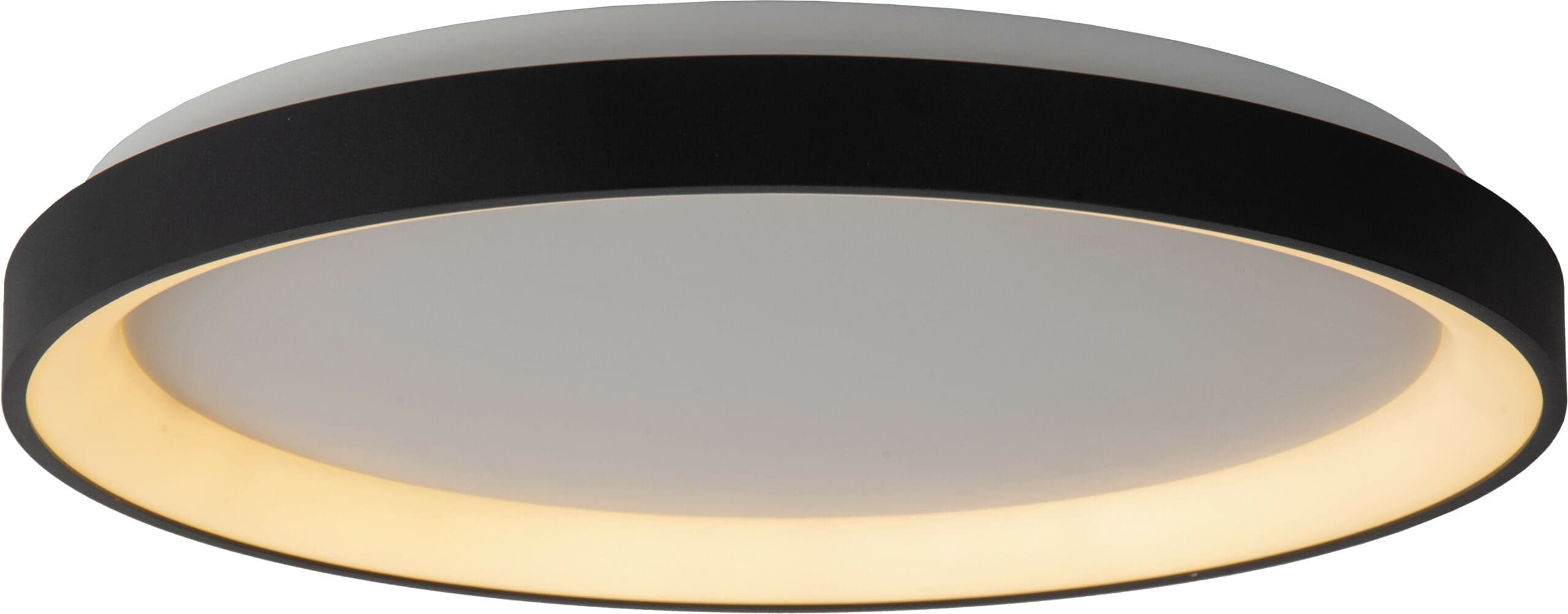 Vidal - Plafonnière - Ø48 cm - Led Dimb. - 1x38W 2700K - Zwart Lucide Plafondlamp 46103/38/30