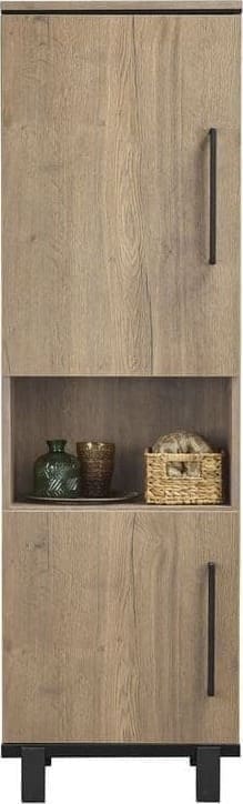 Pronto Wonen Opbergkast Adanti barley Zwart Opbergkast