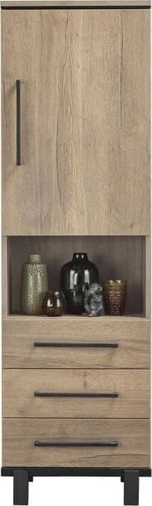 Pronto Wonen Opbergkast Adanti barley Zwart Opbergkast