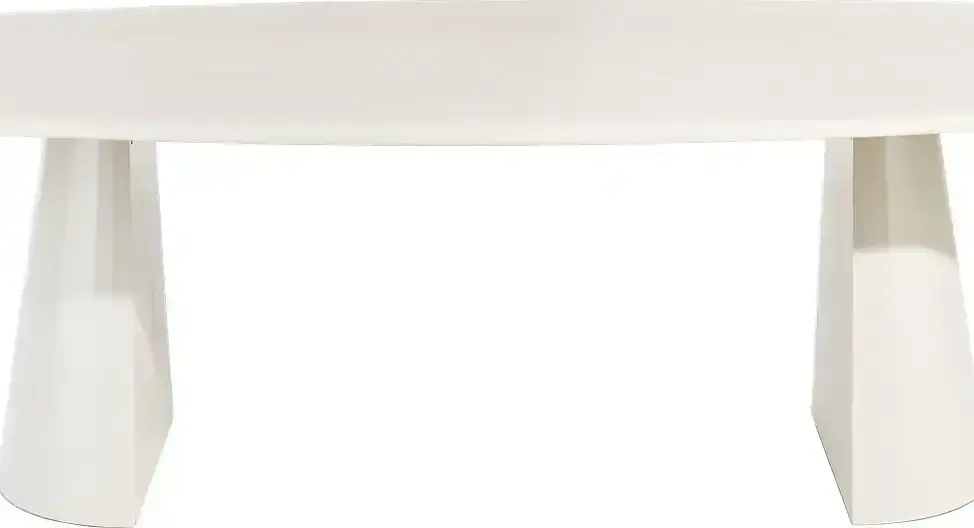 Xooon Lund eetkamertafel ovaal 210 x 120 cm. - stone-skin - cone poot Eettafel