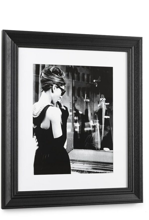 COCO maison Audrey Hepburn schilderij 73x63cm Zwart Schilderij